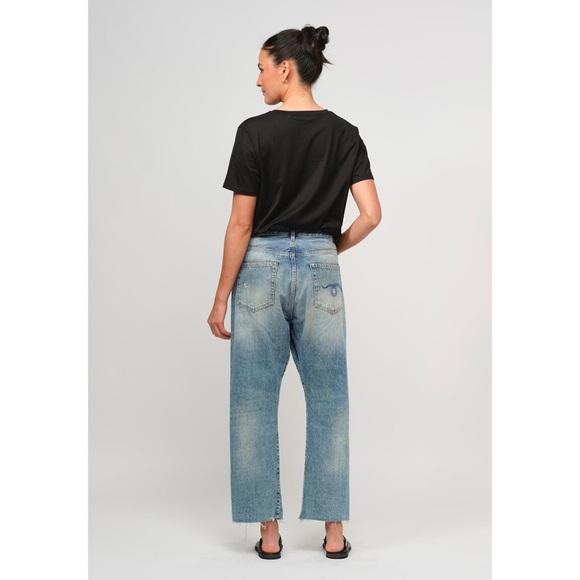 R13 Crossover straight leg jean Jasper blue - Picture 3 of 15